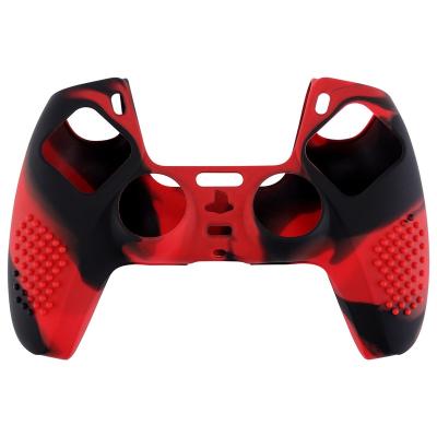 China Controller Soft Rubber Case PlayVital Protective Case Cover Anti-Slip Rubber Silicone Skin For PS5 Controller for sale