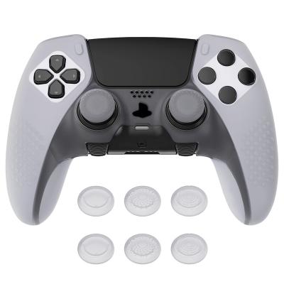 China Soft Silicone Sleeve Suitable For Charging Station New Arrivals Game Accessories For PS5 Double Sense Edge Gamepad Silicone Case Anti-Slip Cover For Playstation 5 Controller Parts for sale