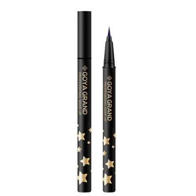 China Goya Brand Color Long Lasting Eyeliner Waterproof Liquid Eyeliner Purple Waterproof Non-smudge for sale