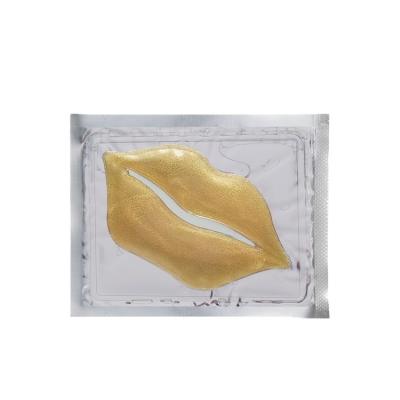 China Hot Sale 24k Gold Lip Moisturizer OEM ODM Dropping Moisturizer Enhance Nourishing Lip Drying Sheet Lip Mask for sale