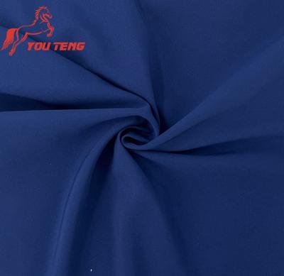 China Good Tear-Resistant Hand Feel Soft Wrinkle Free 50D Recycled Polyester Spandex Fabric Outdoor Mountaineering Fabric for sale