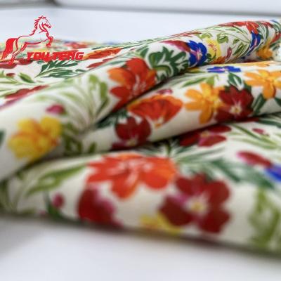 China Custom Made 60s Bali Rayon Floral Viscous Floral Woven Fabric 100% Challis Woven Fabric Screen Print Voile Fabric 100% Challis Moisture-wicking For Summer Wear for sale