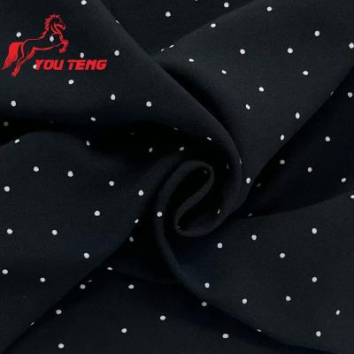 China Moisture-wicking Rayon 3068 Stock Printing Fabric For Garment Screen Printing Custom Polka Dot Fabric Cheap Wholesale Plain Woven for sale