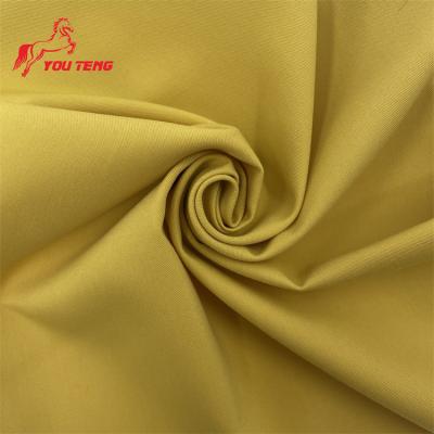 China Flame Retardant Custom Colors Woven Polyester 80% 16% Spandex 4% Twill Poplin Modal Fabric 160GSM for sale