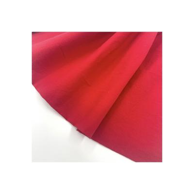 China YouTeng Anti-Static Wholesale Piece Dyed Fabric 60S Pure 100 Cotton 60s Poplin Organic Plain Washed Woven Crepe Custom Bright Color Apparel for sale