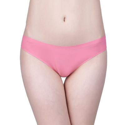 China New Low Waist Breathable Sexy Breathable Seamless Ladies Briefs Women One Piece Thong Panties for sale