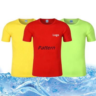 China Men's and women's T-shirt breathable short-sleeved round neck shirt printing cultural advertising logo for sale