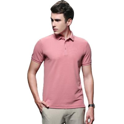 China Summer Men's Business Golf Polo Shirt Sleeve Spring Cotton Icy Short Sleeve T-Shirt for sale