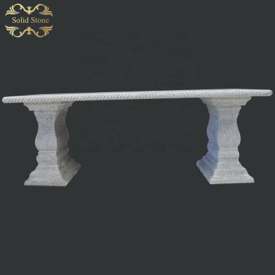 China Contemporary Customized Large Size Hand Carved Furniture Home Decorative Natural Stone Granite Dining Table for sale