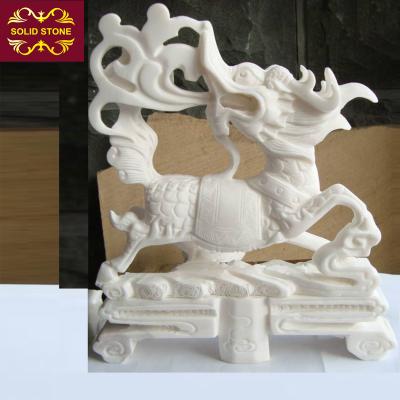 China Factory Direct Sale Modern Hand Carved Natural Stone Customized Garden Animal Statue for sale