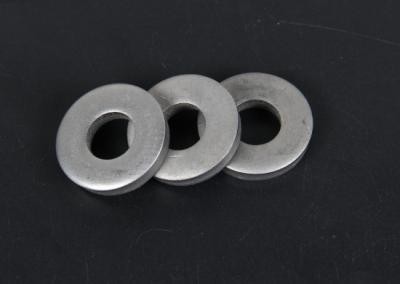 China Large Diameter SS Flat Washers , Galvanized Thin Flat Washers Custom Thickness for sale