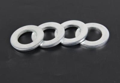 China Mechanical Galvanized Flat Washers , Custom Size Hardened Flat Washers for sale