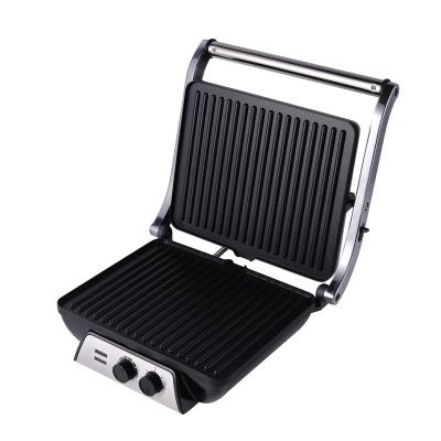 China Professional Smokeless Non-Stick Pot Touch Electric Steak Sandwich Egg Morden Leaf Grill for sale