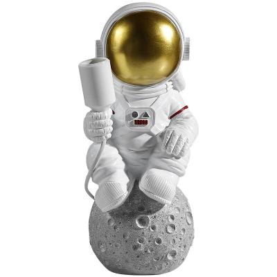 China Resin Craft Desk Ornament Factory Direct Sales Astronaut LED Small Night Lamp Decoration Living Room Durable Creative Study for sale