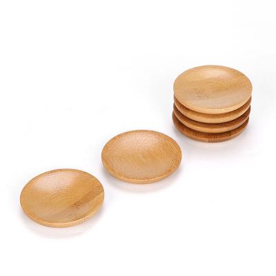 China Eco-friendly Customized Round Coaster Pad Drink Coaster For Bar Wedding Cup Bamboo Mat for sale