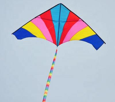 China Promotioanl Gifts / Advertising Customized Rainbow Delta Kite From Professional Factory for sale