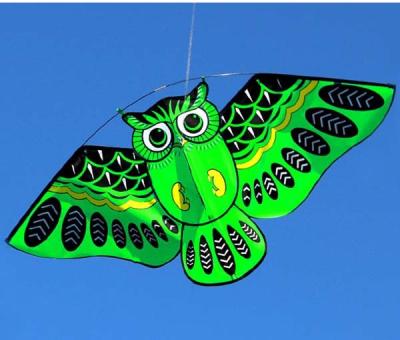 China Promotioanl Gifts/Advertising Wholesale Easy Fly Cartoon Owl Cheap Promotional Kite For Kids for sale