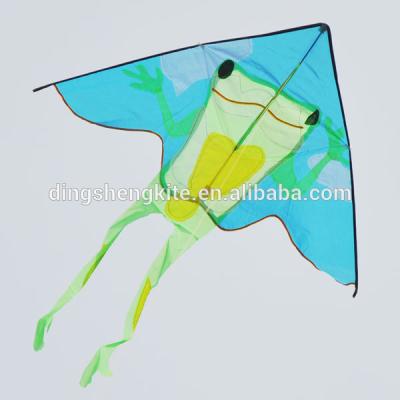 China Promotion/gift/advertise/sport toy triangle shape kite frog kite/China manufacturer for kids for sale