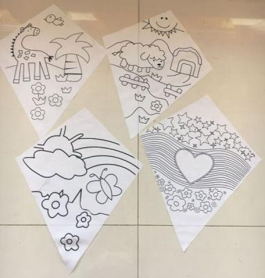 China Promotioanl Gifts / Advertising Customized DIY Drawing Diamond Kites for sale