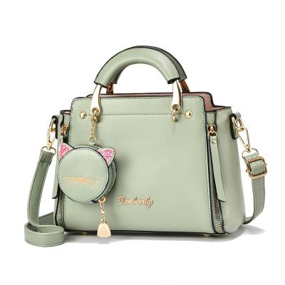 China Lady New Fashion Lady Soft Handbag Personality Kitty One Shoulder Casual Cross - Body Bag Handbags for sale