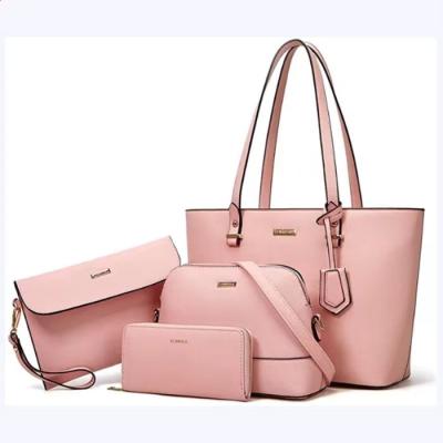 China Other Fashion Handbags Wallet Tote Bag Shoulder Bag Top Handle Satchel Purse Set Women 4pcs Bag for sale