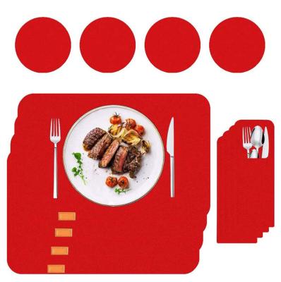 China Factory Wholesale Viable Rectangle 4mm Colored Logo Europe Placemat Designer Placemats Custom Thickness for sale