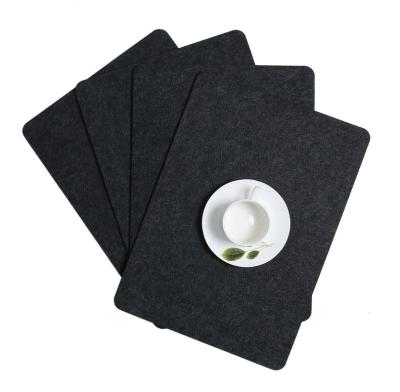 China Sustainable Colorful Place Mats For Dining Table Heat Resistant Ceramic Hot Pot Pads Table Custom Placemat Logo for sale