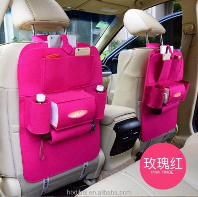 China Lightweight and Brief Durable Polyester Car Back Seat Organizer for sale