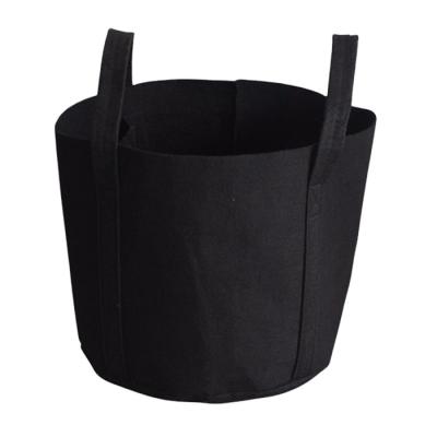 China Durable Custom Gallon Round Non- Woven Breathable Vegetable Garden Cloth Pot Breathable Felt Grow Bags Planting Bag for sale