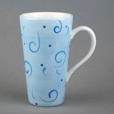 China Newest Design Sustainable Wholesale Ceramic Porcelain High Capacity Mugs for sale