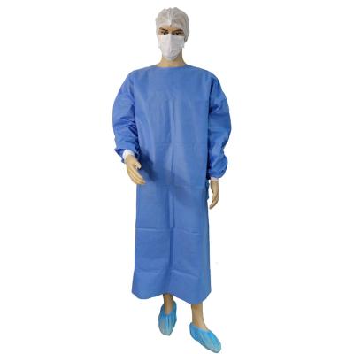 China CE FDA Approval Disposable Non Woven Surgical Gown 35gsm Antistatic for sale