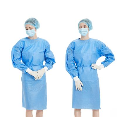 China Water Resistance EN1186 Patient Surgery Gown / S- XXL Surgical Gown for sale