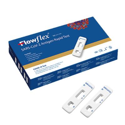 China Nasal Swab 19 Rapid Test Flowflex Novel Coronavirus Antigen Test for sale