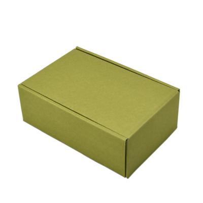 China Recycled Rigid Paper Materials Logo Gift Custom Ad Box Materials Wedding, Laptop, Dress Cloth T-shirt Green Jewelry Corrugated Cardboard Packaging Box for sale