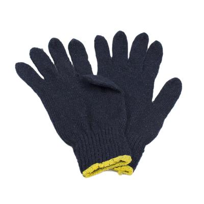 China Comfortable And Breathable Black Cotton Gloves Hand Work Gloves Heated Thin Gloves for sale