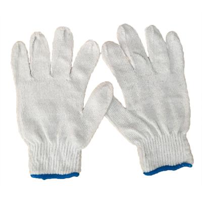 China Polka Dot Gloves Cotton Running Cheap Comfortable And Breathable Double Sided Working Gloves for sale