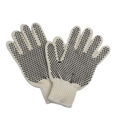 China Rubber Coated Glove Cheap Work Gloves Comfortable And Breathable PVC Dotted Glove for sale