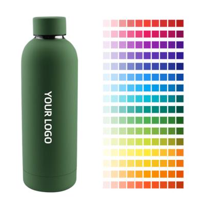 China Viable Wholesale Cups 350ml 500ml 750ml 1000ml Double Wall Tumbler Stainless Steel Sport Water Bottle With Custom Logo for sale