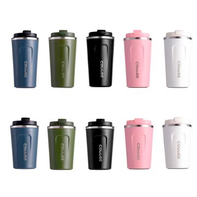 China Viable USA Warehouse Wholesale Modern Insulated Empty Coffee Tumbler Cups Car 510ml Double Wall Stainless Steel Coffee Tumblers for sale