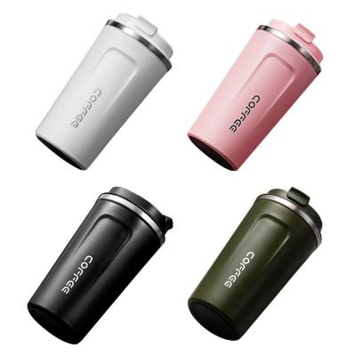 China Viable USA Warehouse Wholesale Insulated Tumbler Mugs Thermoses 510ml Coffee Car Mug Warmer Stainless Steel Travel Coffee Mug for sale