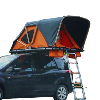 China 100% Waterproof 2021 Most Popular Hard Shell Car Roof Tent With Strong Ladder Top Roof Tent For Outdoor Business for sale