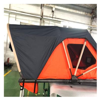 China 100% Waterproof Most Hot Selling Customized Waterproof Wild Land Roof Top Private Car Top Tent With Strong Double Canvas For Camping for sale