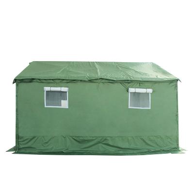 China Wholesale UV Resistant Easy Set Up Outdoor Army Canvas Green Steel Frame Winter Military Camping Tent for sale