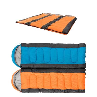 China Wholesale High Quality Outdoor High Quality Emergency Comfort Double Camping Hiking Waterproof Sleeping Envelope Type Bag for sale