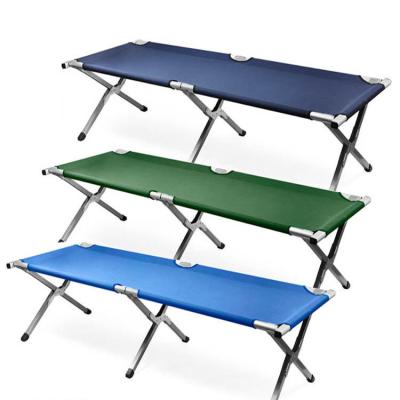 China Actitvities Outdoor Hot Sales Wholesale Lightweight Portable Military Folding Folding Army Cot Outdoor Camping Cot Army Cribs for sale