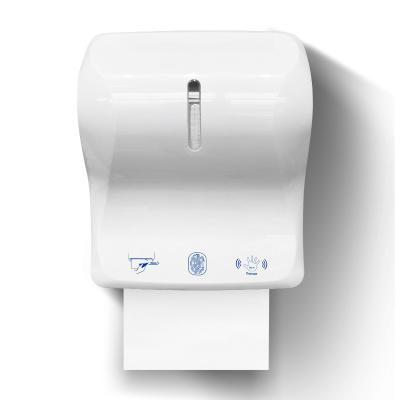 China Modern Wall Mounted Toilet Large Capacity Dispenser ABS Toilet Tissue Box Bathroom Sensor Automatic Waterproof Paper Dispenser for sale