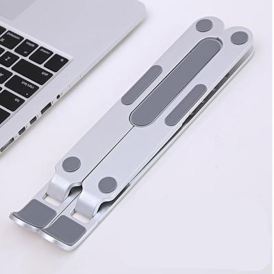 China (Size)Adjustable Foldable Adjustable Laptop Stand For Macbook Pro Portable Aluminum Laptop Stand 10-17 Inch Laptop Stand for sale