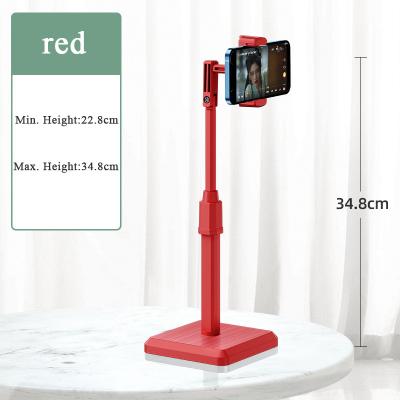 China 360 Degree Rotating New Design 2021 360 Degree Facebook Live Broadcast Mobile Phone Holder Cell Phone Adjustable Table Desk Stand Holder for sale