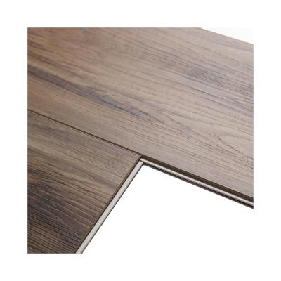 China Factory Price Contemporary Dark Brown Comfortable Spc Rigid Viny Flooring Eper For Domestic / Business for sale