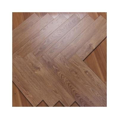 China Factory Contemporary Wholesale Dark Oak Fiber Wood Cozy Laminate Flooring For Domestic / Business for sale